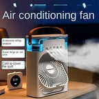 Portable Air Cooler Table Fan With Humidifier