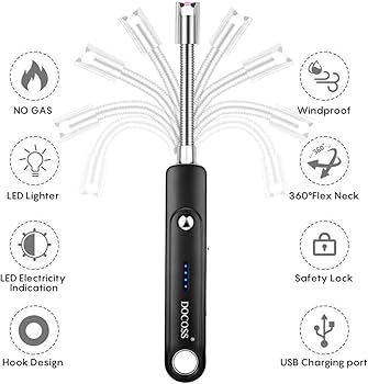 Electric Rechargeable Gas Lighter/Plasma Lighter Flameless W