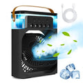 Portable Air Cooler Table Fan With Humidifier