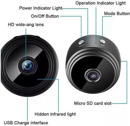Ab Smarteye Mini Wireless Wifi Security  Camera