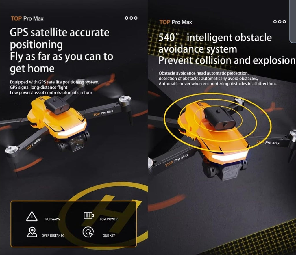 Pro-Grade 4K Drone With Brushless Motors