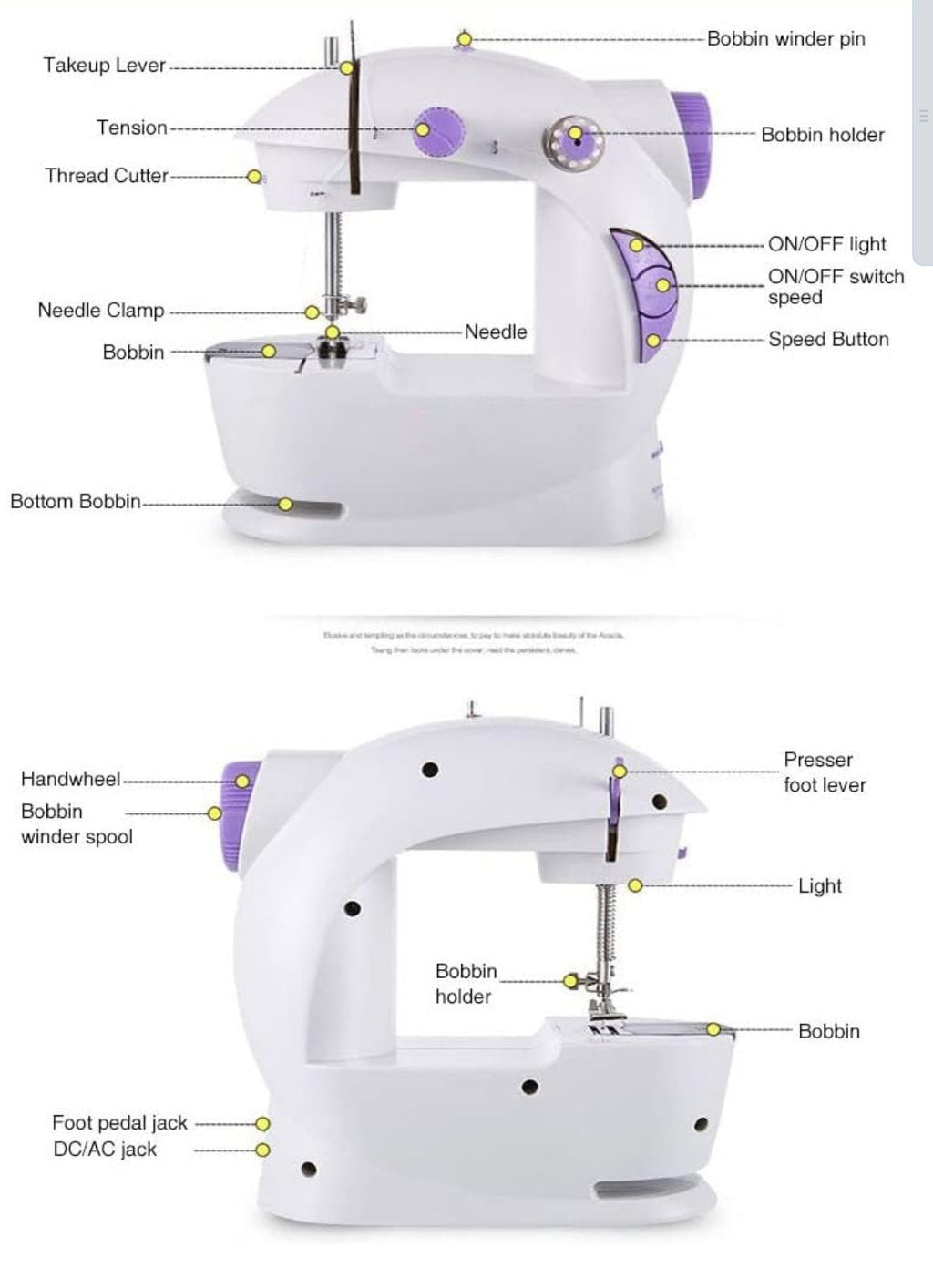 Orlov® Sewing Machine For Home Tailoring, Silai Machine For