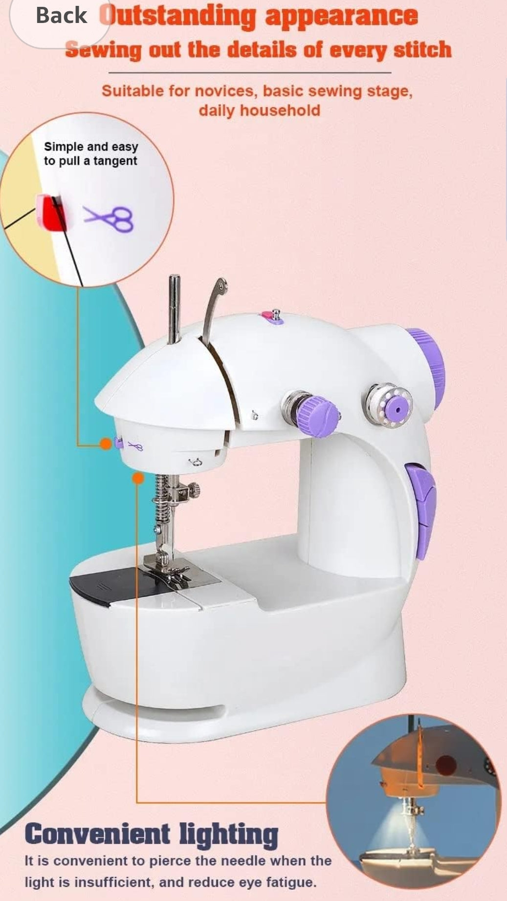 Orlov® Sewing Machine For Home Tailoring, Silai Machine For