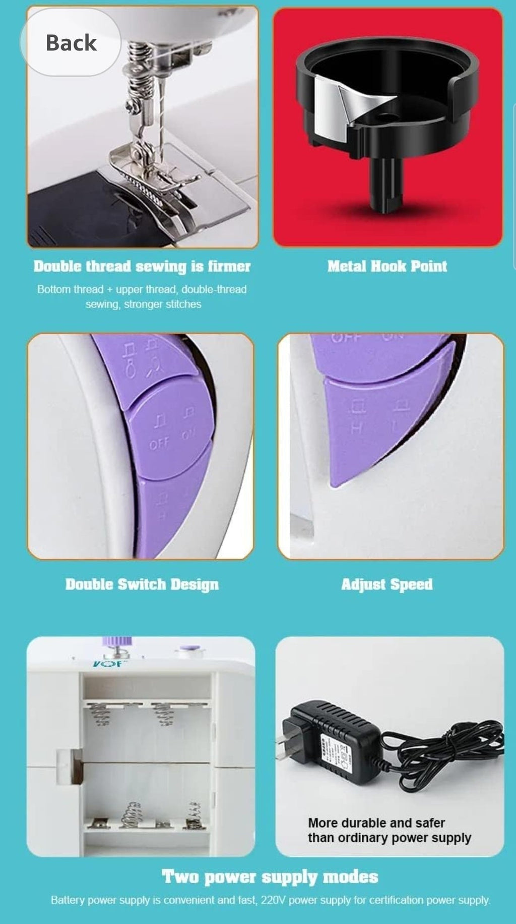 Orlov® Sewing Machine For Home Tailoring, Silai Machine For