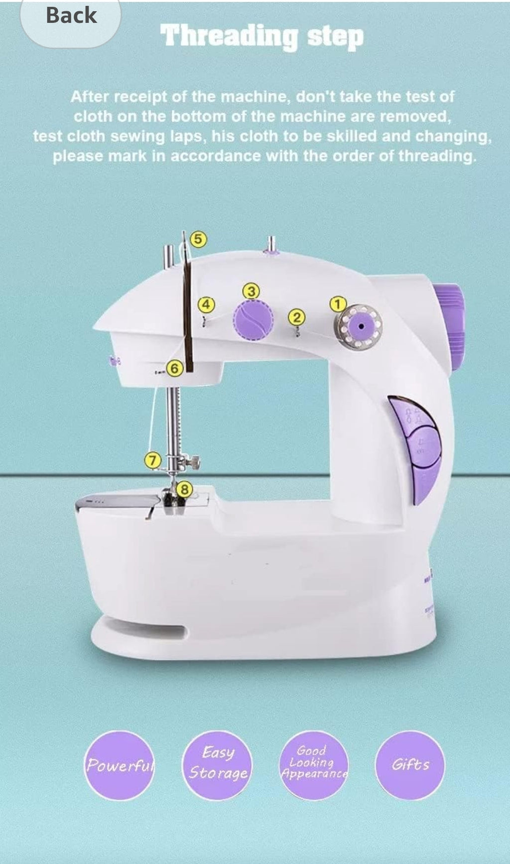 Orlov® Sewing Machine For Home Tailoring, Silai Machine For