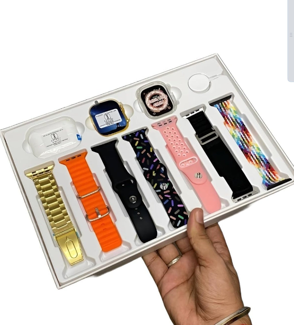 Esportic (10 In 1 Set I20 Ultra Max Suit Smartwatch + Ear Bu