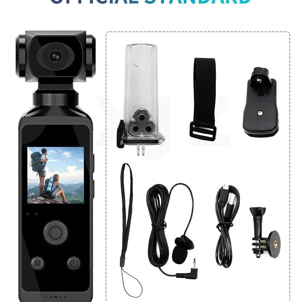 Ultra Hd Pocket Action Camera - 270° Rotatable Vlog Wifi Min
