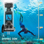 Ultra Hd Pocket Action Camera - 270° Rotatable Vlog Wifi Min
