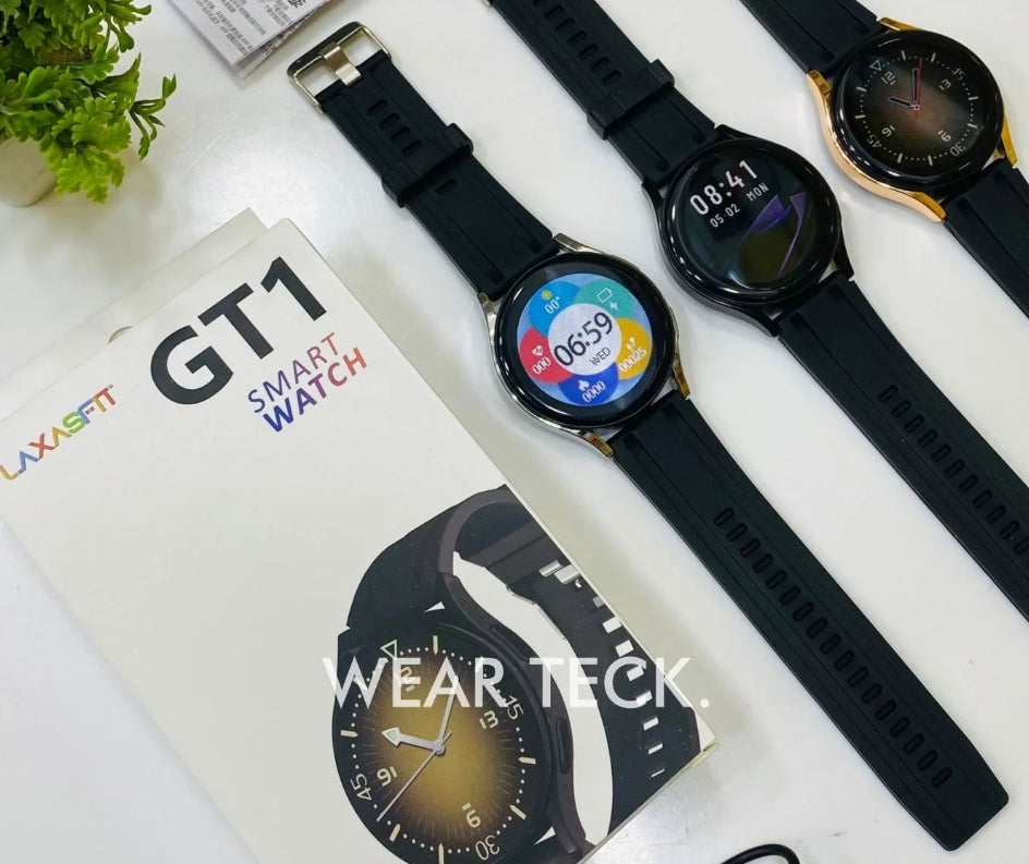 Gt1 Round Dial Bluetooth Calling Smart Watch -