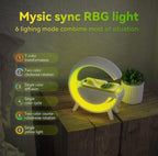 3 In 1 Multifunction G Shape Led Blutooth Speaker With Wirel