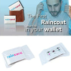 Unisex Disposable Rain Card For Emergency Use Waterproof Rai