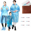 Unisex Disposable Rain Card For Emergency Use Waterproof Rai