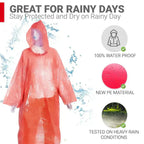 Unisex Disposable Rain Card For Emergency Use Waterproof Rai